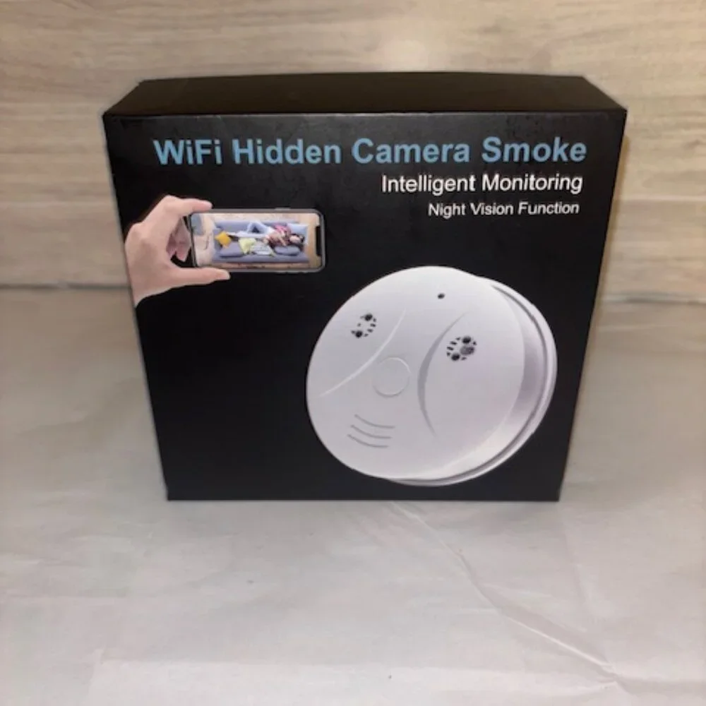 Wifi Hidden Camera Smoke, White